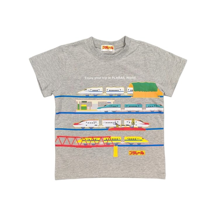 プラレール キッズ 半袖 Tシャツ 3枚組 アソートD 100