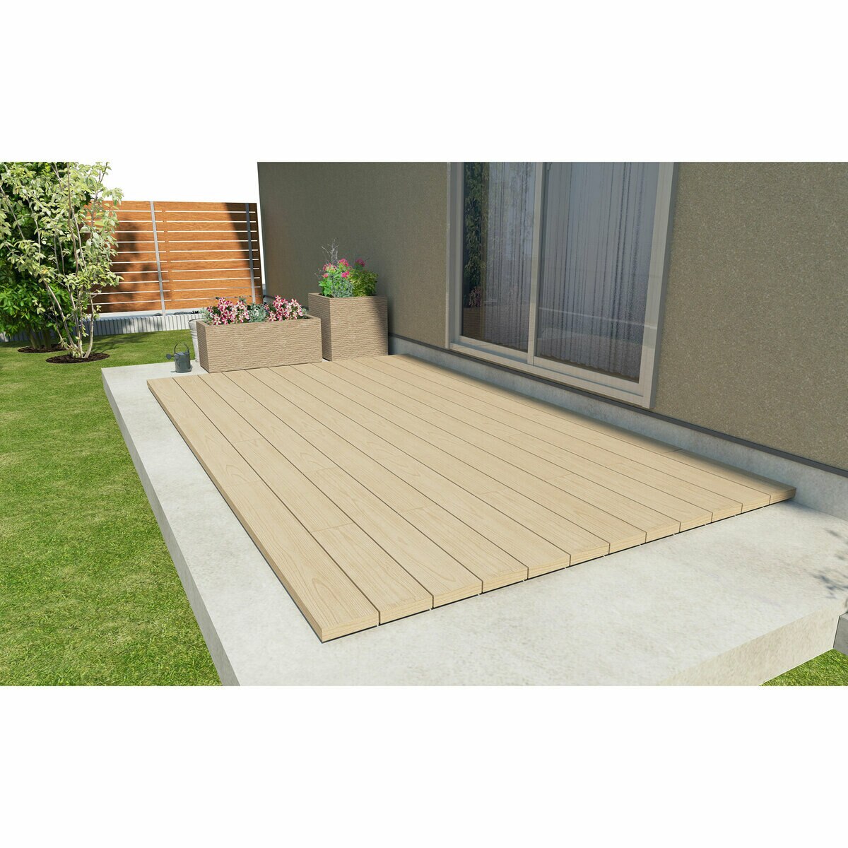 MINO 彩木デッキグラウンドGD W2000xD900xH54mm オーク OK | Costco Japan