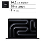 Apple/MacBook Pro 16インチ/18コアCPU/ 20コアGPU/M5 Proチップ /48GB/1TB SSD-スペースブラック