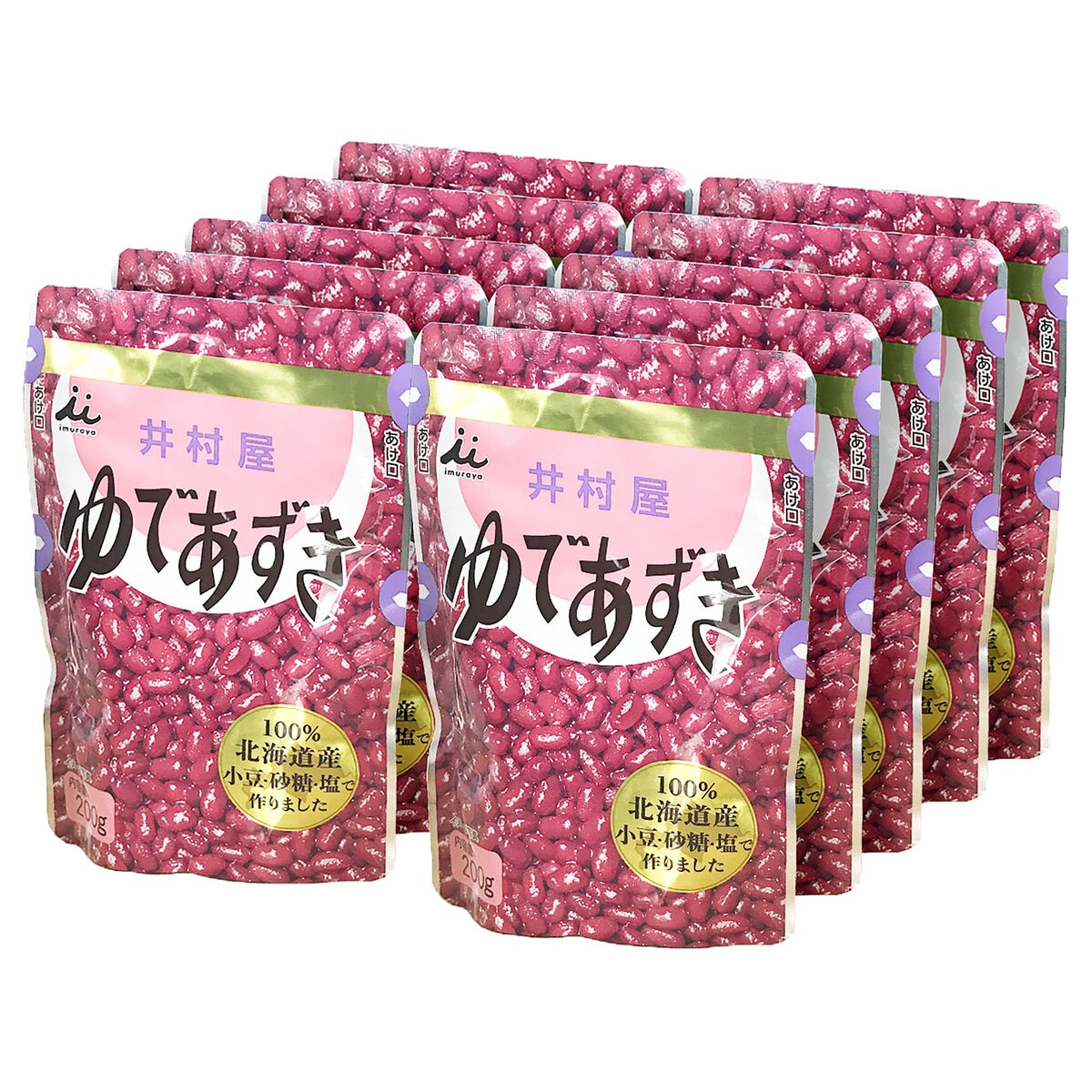 井村屋 北海道ゆであずき 10袋
