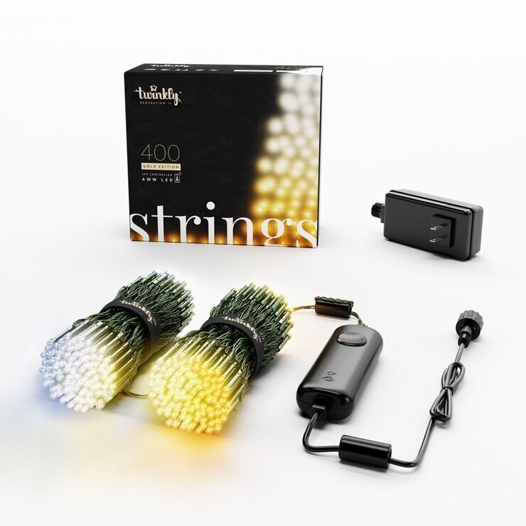 Twinkly(トゥインクリー) ストリング 400LED AWW スマートデコレーションライト