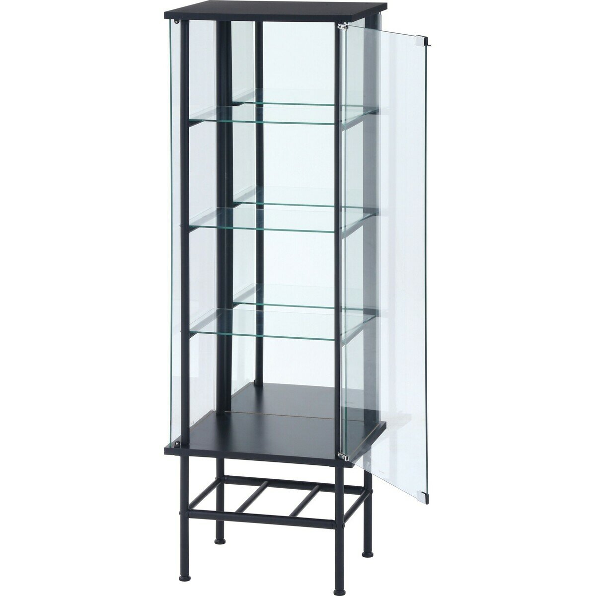 レグラス コレクションケース スタンド 4段 ミラータイプ ブラック
