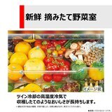 東芝 600L 冷蔵庫 サテンゴールド GR-W600FH