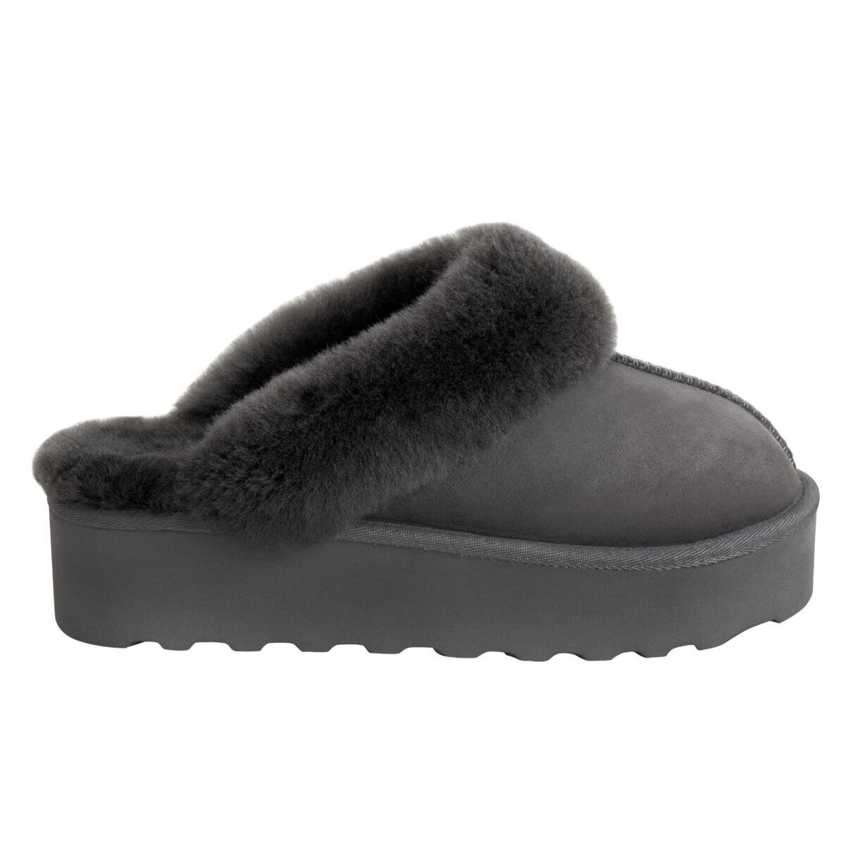 カークランドシグネチャー プラットフォーム スリッパ グレー 23.0 cm