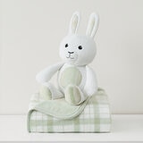 Honey Pod ベビーブランケット＆ぬいぐるみ グリーン