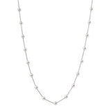 プラチナ あこやパール6.5mmステーションネックレス 55cm