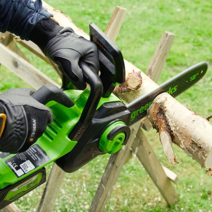 4Ahバッテリー同梱、充電器別売】Greenworks 24V 305mm (12