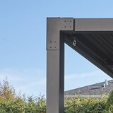 SOJAG ハナ 10 x 13フィート (3 x 4m) パーゴラ サイドスクリーン付 ブラック SOJAG ハナ 10 x 13フィート (3 x 4m) パーゴラ サイドスクリーン付 ブラック