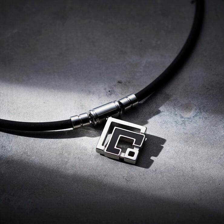 コラントッテ タオ α ARAN ネックレス シルバー/ブラック