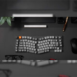 Keychron K15 Max QMK/VIA ワイヤレス カスタム・メカニカルキーボード(Aliceレイアウト) RGB (ホットスワップ) 赤軸 JIS配列