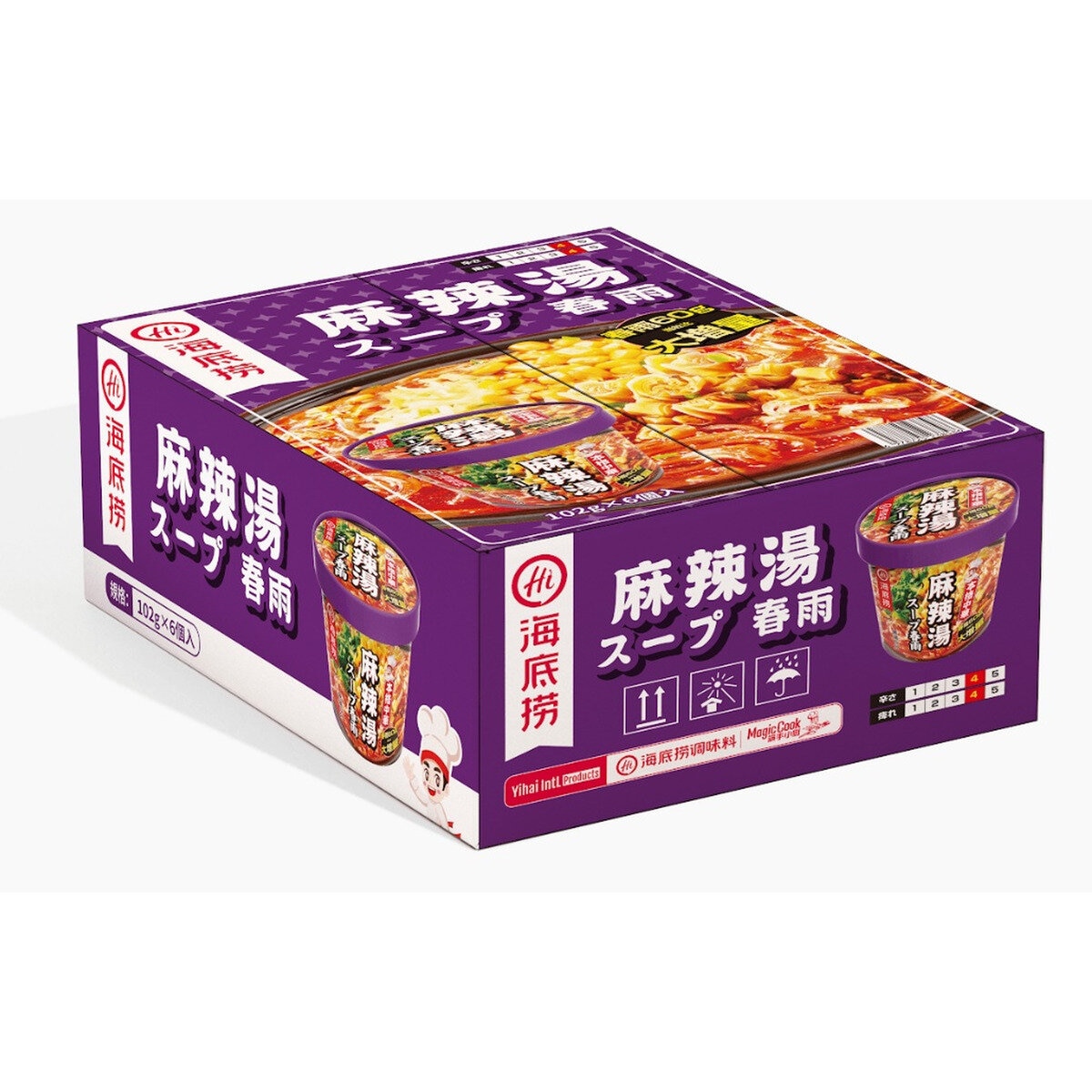 海底撈 麻辣湯スープ春雨 102g x 6個入