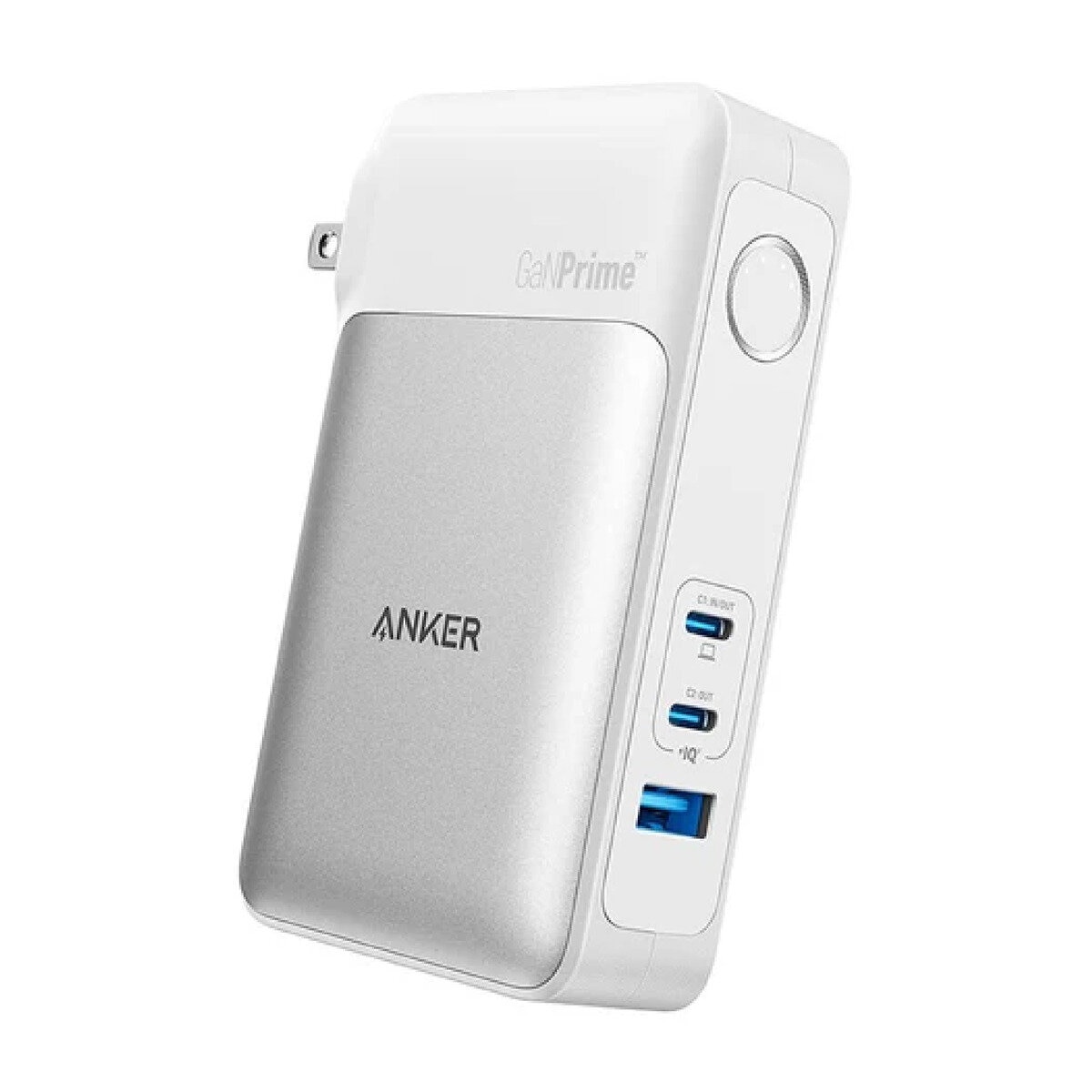 Anker（アンカー）Power Bank 733 モバイルバッテリー/急速充電器 最大出力65W ホワイト　A1651N21