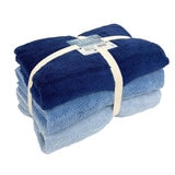 グラデーション バスタオル 60cm x 120cm 3枚組 ブルー グラデーション バスタオル 60cm x 120cm 3枚組 ブルー
