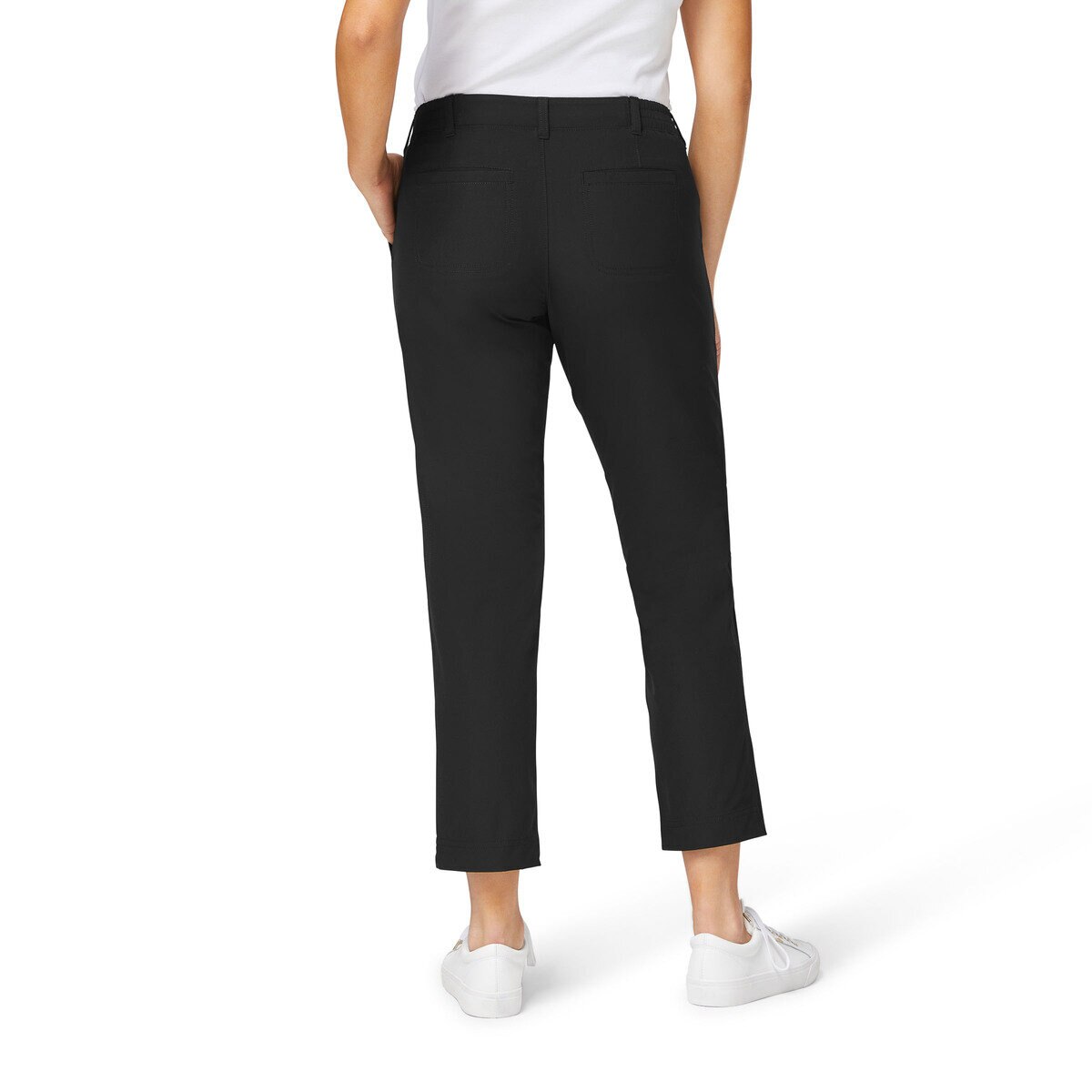 カークランドシグネチャー レディース トラベル パンツ ブラック M