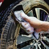 COAZ SELECTION タイヤブラシ 黒色 6.5cm x 20.5cm 汚れ落ち抜群