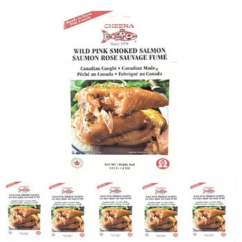 カナディアン ワイルド スモークサーモン(レトルトパック) 113g x 6箱