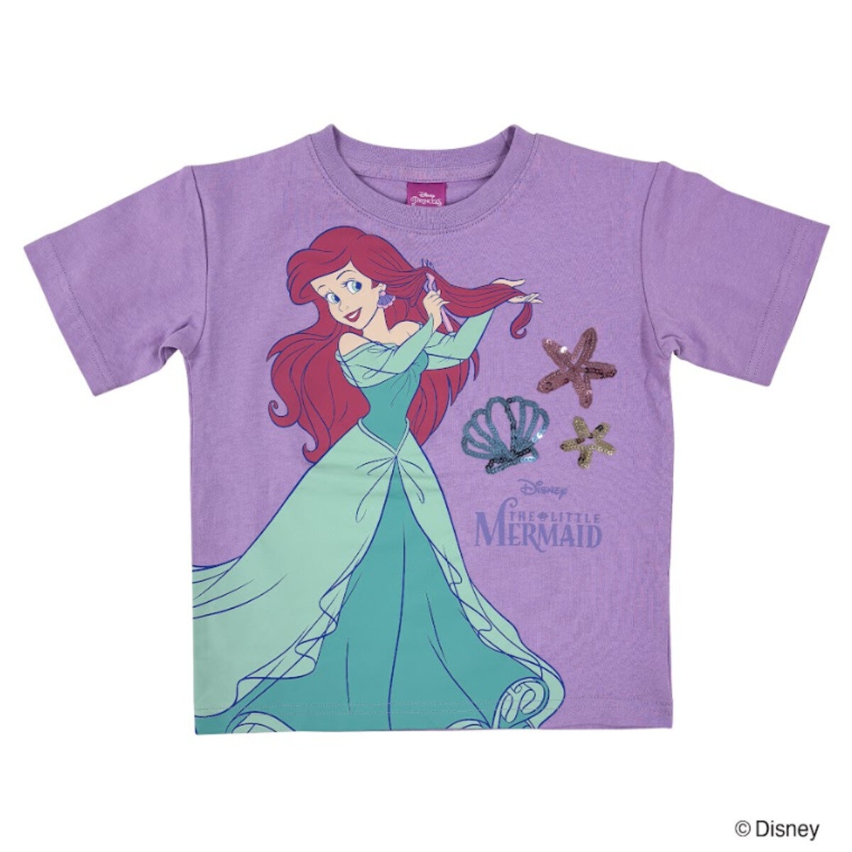 ディズニー / キッズ Tシャツ 2枚入り / アリエル 120cm