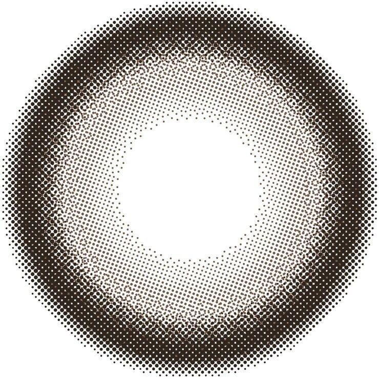 シャプン ワンデー ずるモテベージュ 10枚入り 齊藤なぎさイメージモデルカラコン 度なし (±0.00)