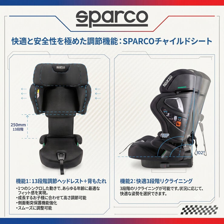 スパルコ 折畳み式 ジュニアシート スパルコ 折畳み式 ジュニアシート