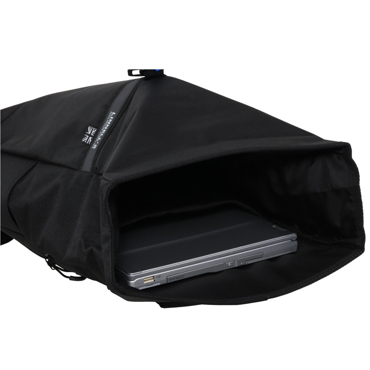 マイケルリンネル ロールトップバックパック ML-035 ブラック/イエロー