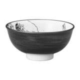 北斎富士 12cm中平碗 美濃焼