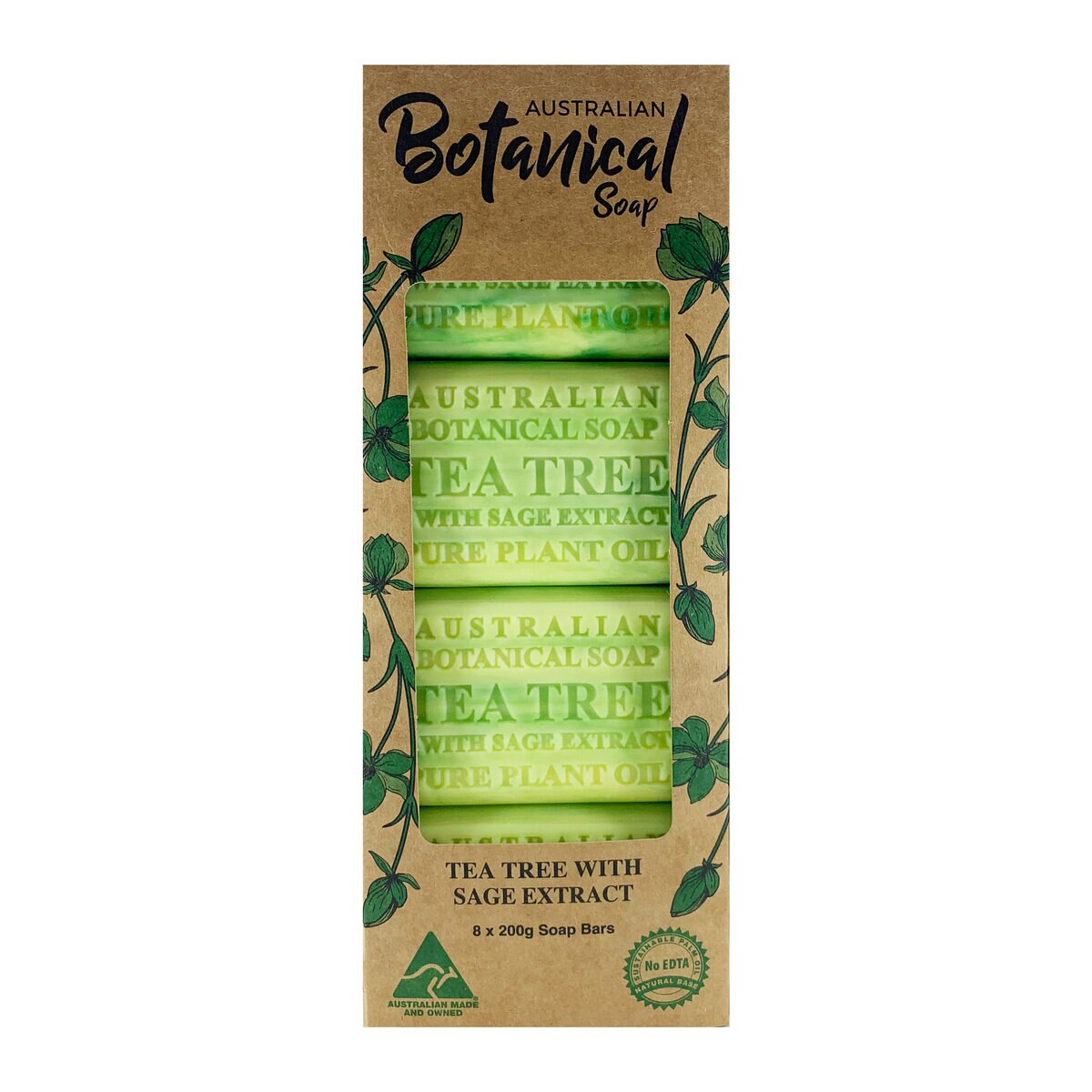 オーストラリアンボタニカルバーソープ 200g x 8個 ティーツリー Costco Japan