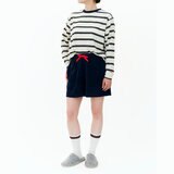 ヘインズ ウィメンズ ラウンジウェアセット オフホワイト/ネイビー M