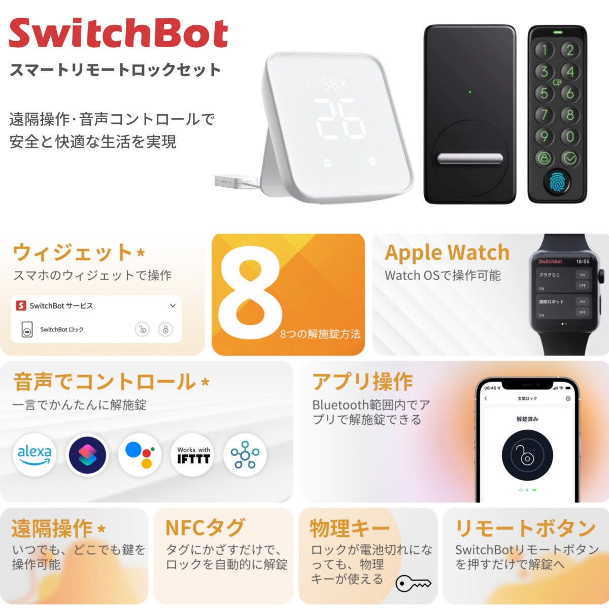 スイッチボット　スマートロック&ハブ2