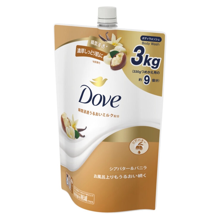 Dove (ダヴ) ボディウォッシュ シアバター 詰替え用 3㎏ Dove (ダヴ) ボディウォッシュ シアバター 詰替え用 3㎏