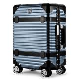 ランツォ スーツケース バイキング 19 インチ 33L グレー X ブラック