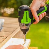 【2Ahバッテリー＆充電器同梱】Greenworks 24V 298N-m (2,640 in-Lbs) ブラシレスモーター搭載 インパクトドライバー