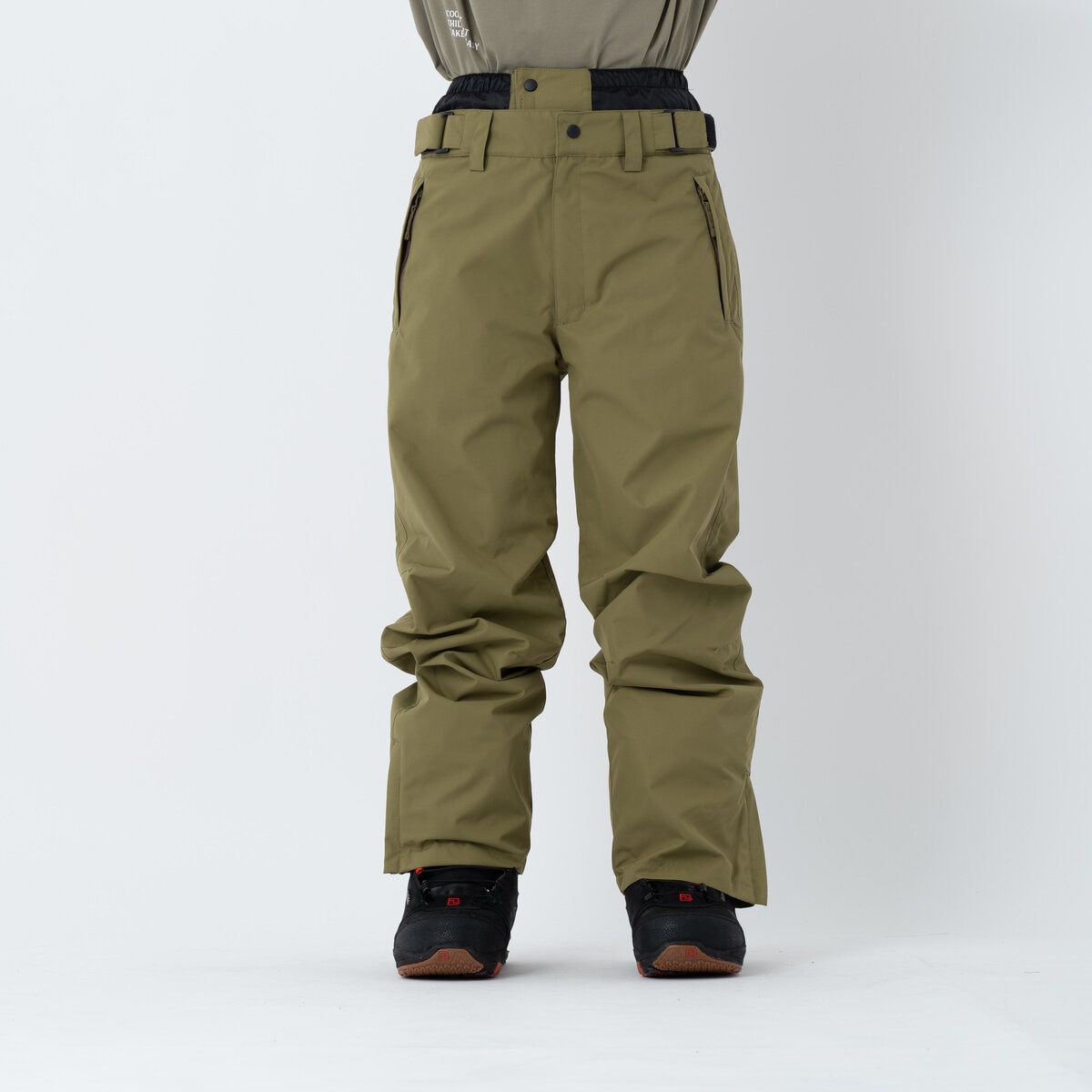 オーシャンパシフィック レディース スノー パンツ カーキ S