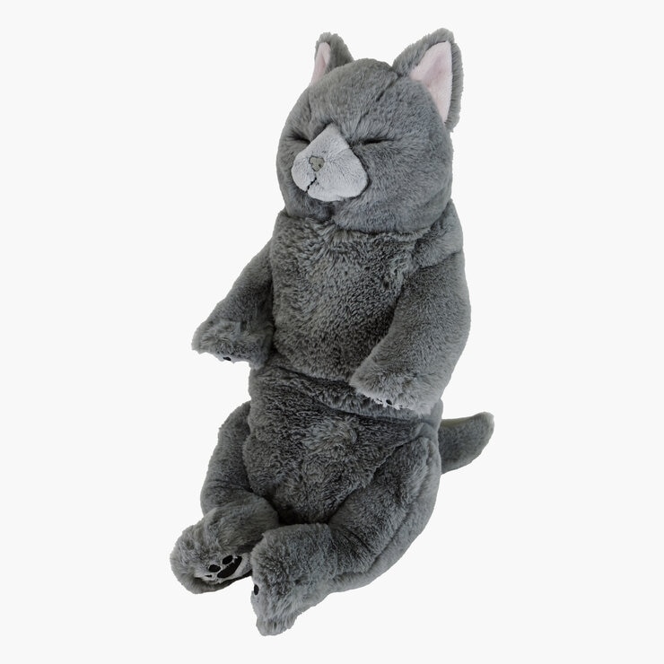 サンレモン ひざねこすやすや L サイズ-ロシアンブルー