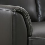 Jordane 3人掛け革製ソファ