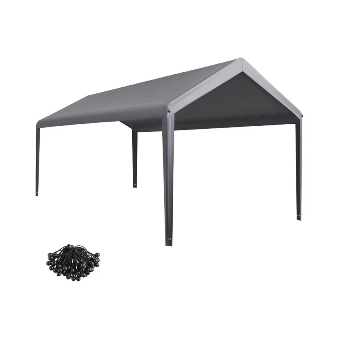 スチールフレームキャノピー（ガレージテント）グレイ 交換用幌 Costco Japan