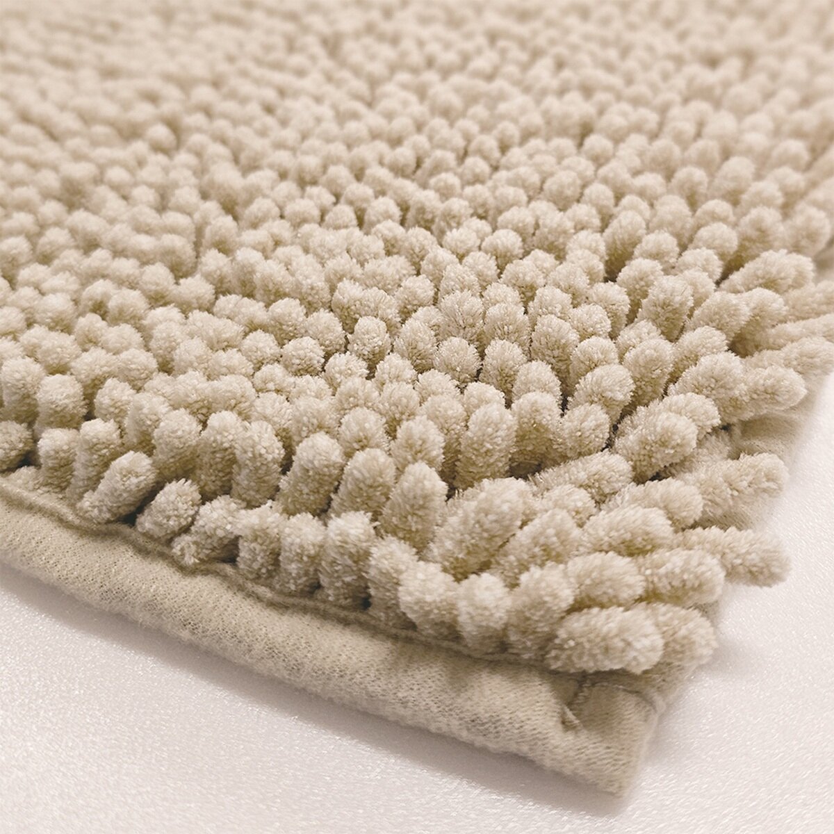 シェニール 吸水マイクロファイバー バスマット 60cm x 90cm グレー