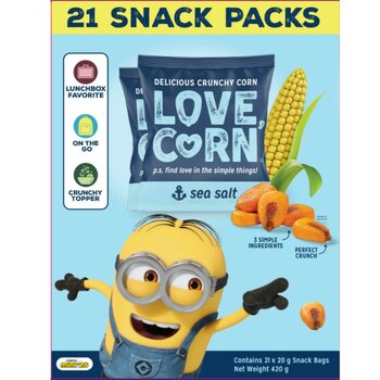 LOVE CORN シーソルト コーンスナック 20g x 21パック