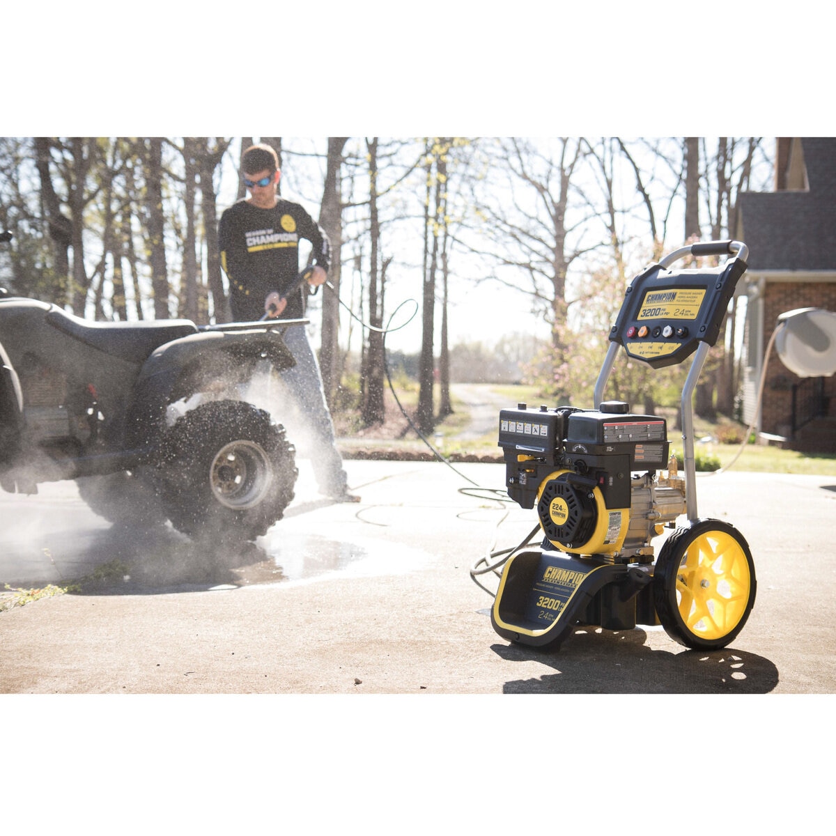 チャンピオン エンジン式 高圧洗浄機 3200PSI