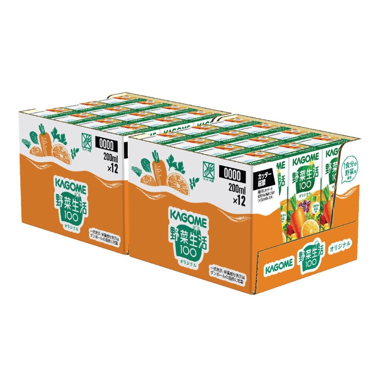 カゴメ 野菜生活オリジナル 200ml x 24本 カゴメ 野菜生活オリジナル 200ml x 24本