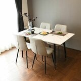 セラミック ダイニングテーブル140cm 5点セット セラミック ダイニングテーブル140cm 5点セット