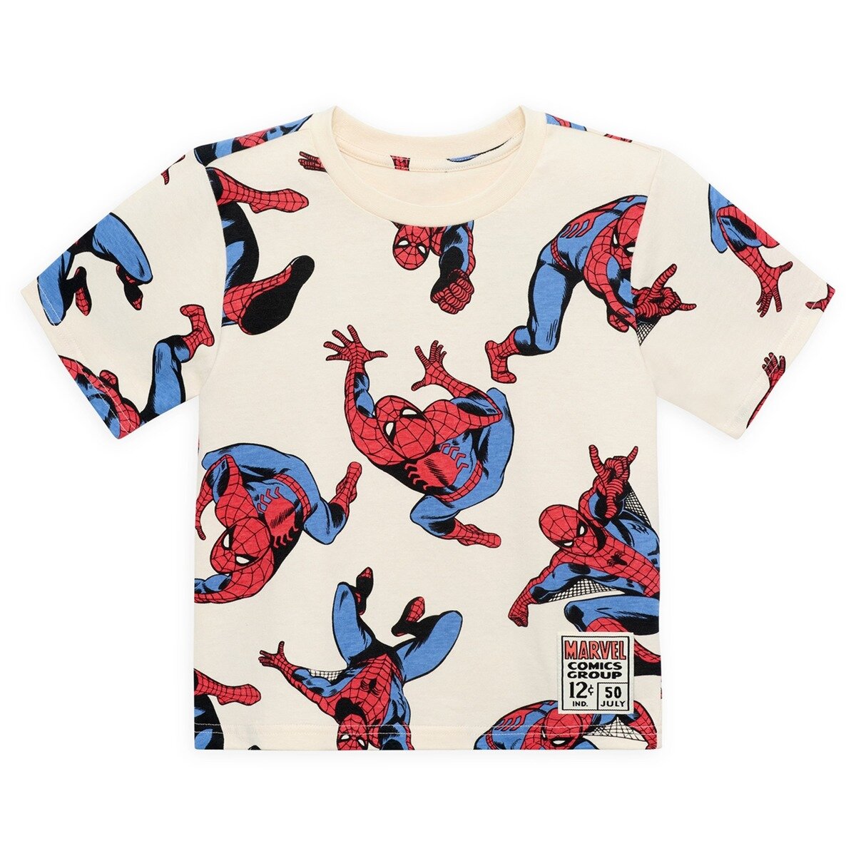 キャラクター キッズ 半袖 Tシャツ 4枚組 スパイダーマン 6