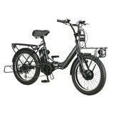 CAPTAIN STAG E BAGIE 電動アシスト自転車 マット ブラック