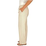 ブリッジ レディース リネン パンツ ナチュラル XL