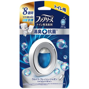 ファブリーズ W消臭 トイレ用消臭剤+抗菌 ウルトラ フレッシュ シャボン 6個