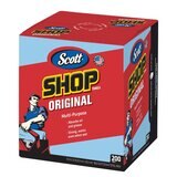 スコット ショップタオル ブルー ボックス 200枚