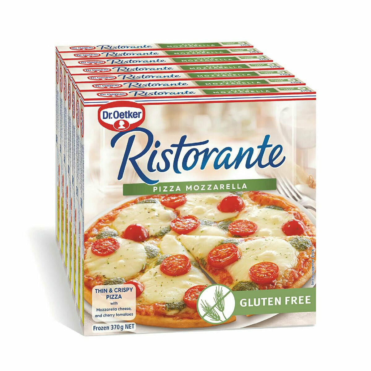 【冷凍】ドクターオツカー モッツァレラピザ グルテンフリー7枚セット 25cm