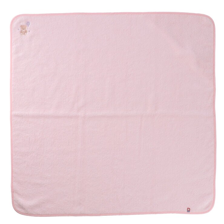 今治 フード付きベビーおくるみタオル クマ 約80cm x 80cm 今治 フード付きベビーおくるみタオル クマ 約80cm x 80cm