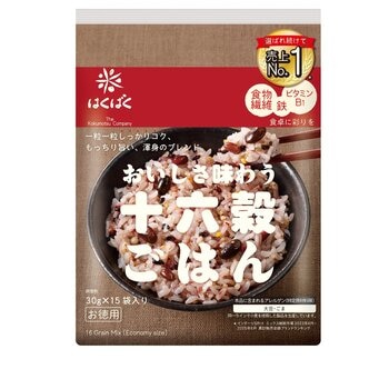 はくばく おいしさ味わう十六穀ごはん 30g X 15包 X 6パック