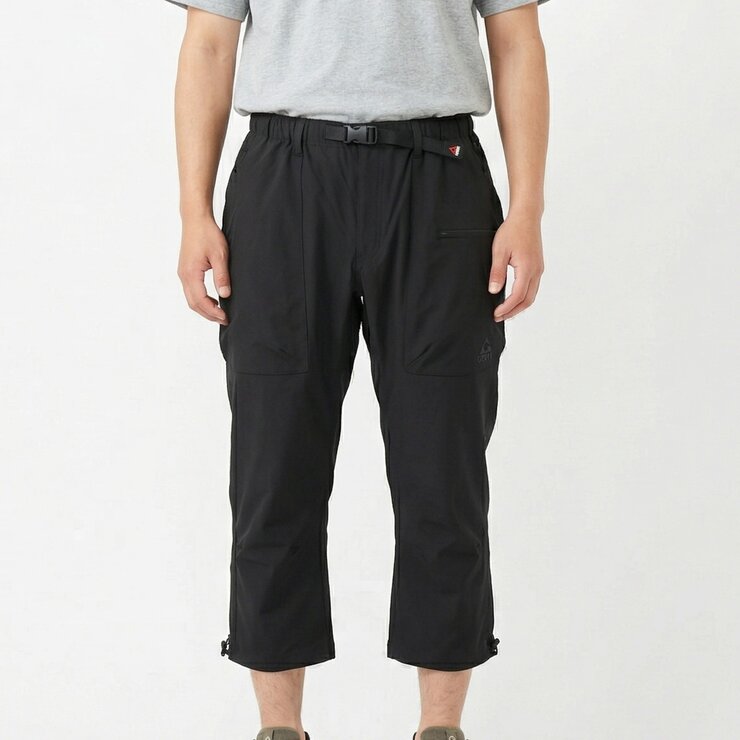 ジェリー メンズ クロップドパンツ ブラック XL ジェリー メンズ クロップドパンツ ブラック XL