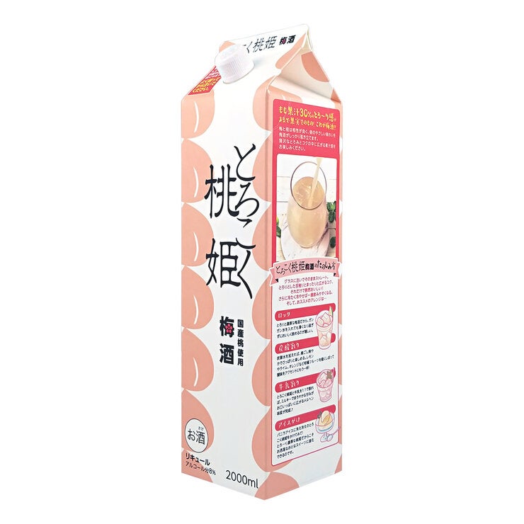 桃姫 桃たっぷり梅酒 2L 桃姫 桃たっぷり梅酒 2L